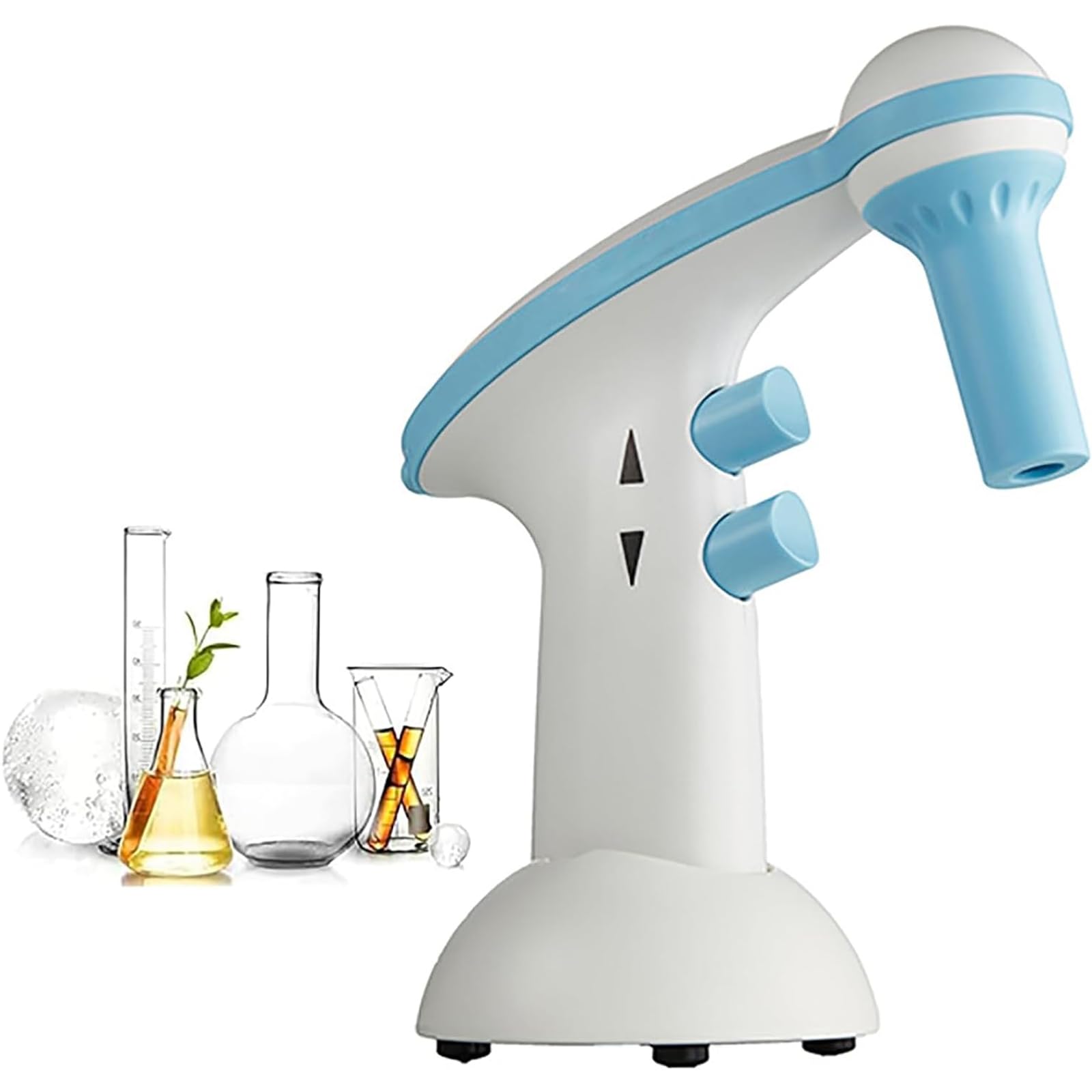 Pipeta motorizada automática digital, micropipeta de succión de laboratorio, capacidad de 0,1 a 100 ml para diagnóstico clínico, velocidad de descarga rápida de 25 ml/7 s
