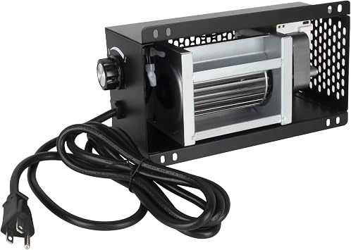 S31105 Speed Variable Fireplace Blower Fan for GHP Group,Monessen, Majestic MHSC Brands, Majestic Dutchwest Windsor, CFM US Century Plate Steel Freestanding Wood Stove Fireplace, Wood Stove Blower