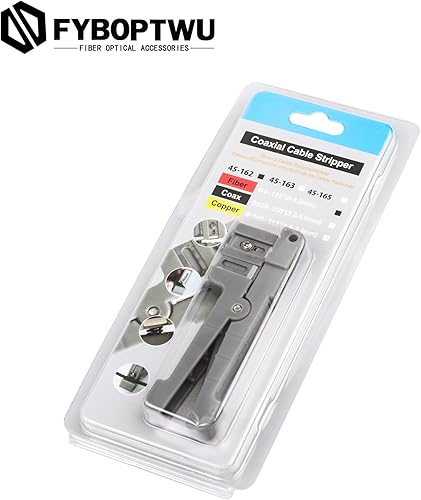 Miniatura 9 de Herramienta de corte de pelado de cables coaxiales, pelacables coaxiales, pelacables de fibra óptica, pelacables, cortador de cable 45-162