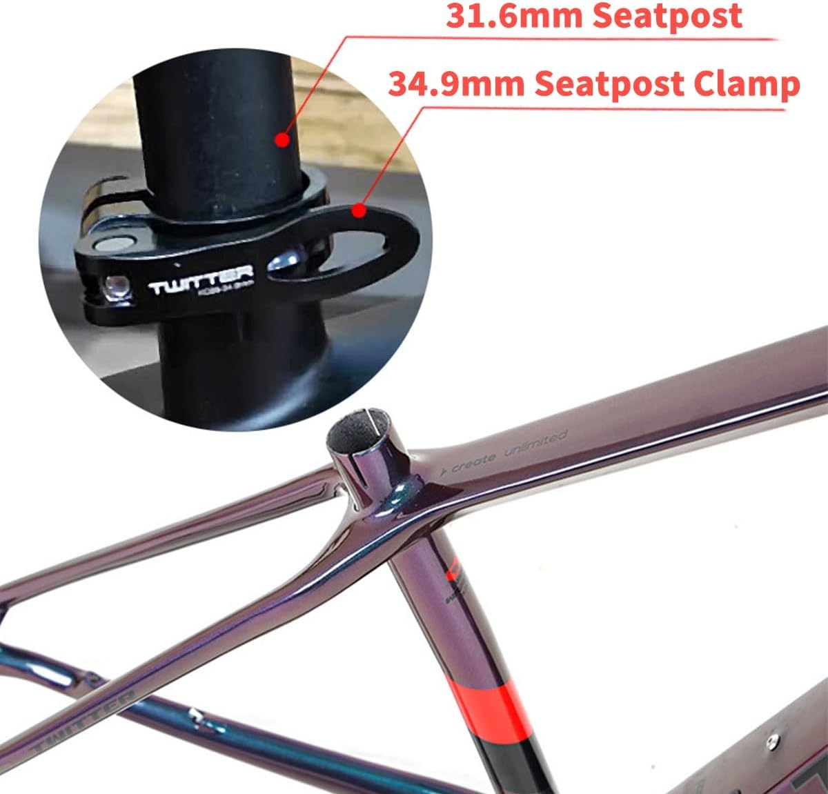 Mountain Bike Boost Frame 12 * 148mm Thru-Axle 29er XC Hardtail Cyclocross Bikes Frame 15/17/19in Carbon Fibre Disc Brake Frame BB92*41mm Press-in Bottom Bracket(Red,29 * 19")