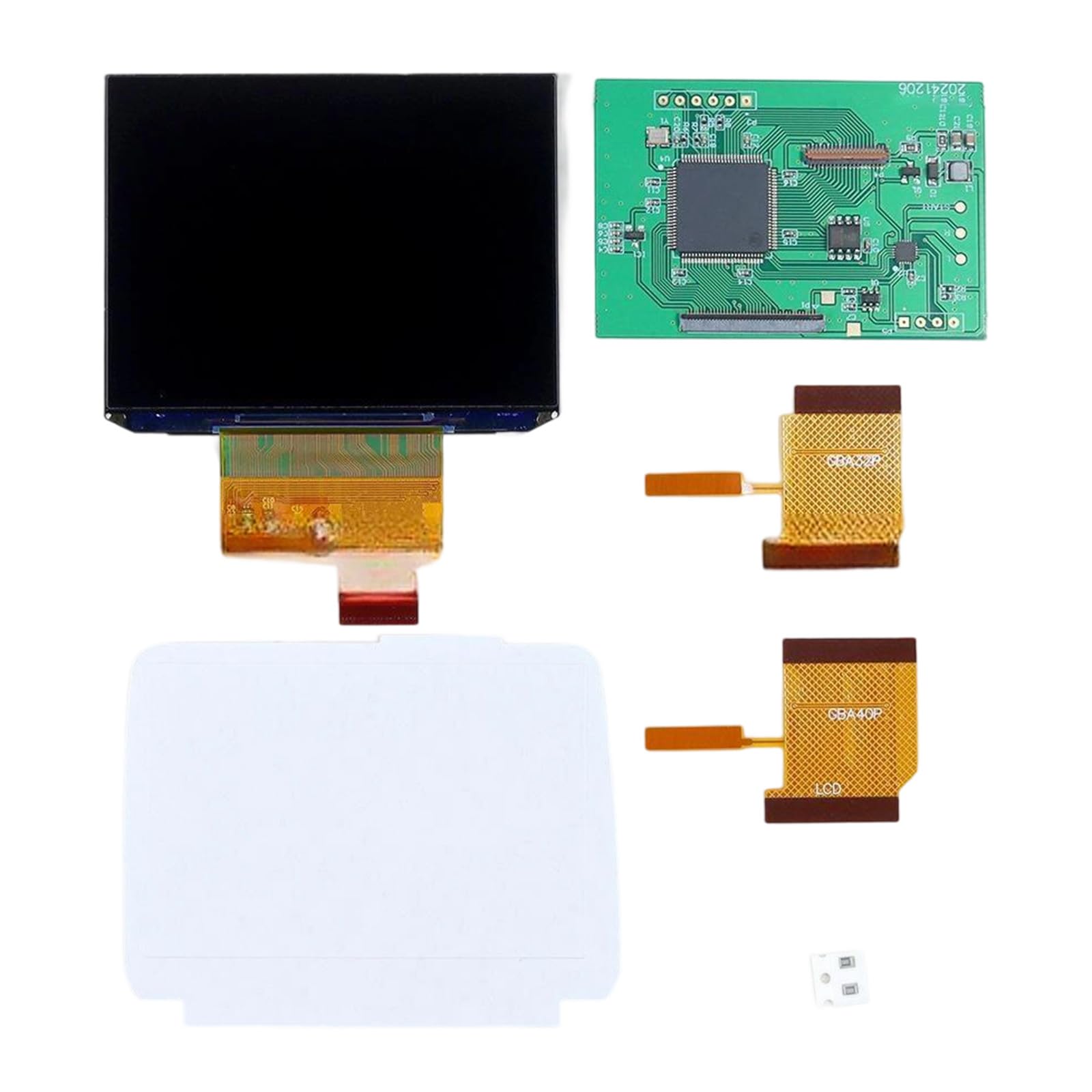 Evidenzia la sostituzione dello schermo LCD retroilluminato Set modifica della console gioco Accessori da gioco Sostituzione dello schermo LCD Evidenzia la retroilluminazione Set modifica