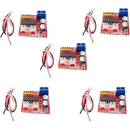 Koobook 5pcs 2 5a Dual Channel Dc Motor Driver Mini Module Beyond L298n Pwm Speed Control Amazon Com