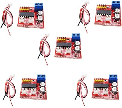 Koobook 5pcs 2 5a Dual Channel Dc Motor Driver Mini Module Beyond L298n Pwm Speed Control Amazon Com Koobook 5pcs 2 5a Dual Channel Dc Motor Driver Mini Module Beyond L298n Pwm Speed Control Amazon Com