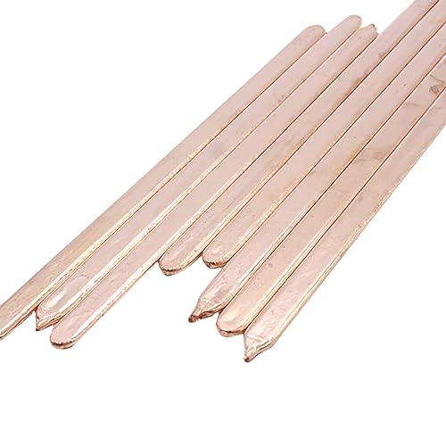 Tubo de calor plano, 1 unidad de 0.138 in x 0.433 in x 5.906 in GPU placa trasera de CPU tubo de disipador de calor de cobre, para enfriar disipador