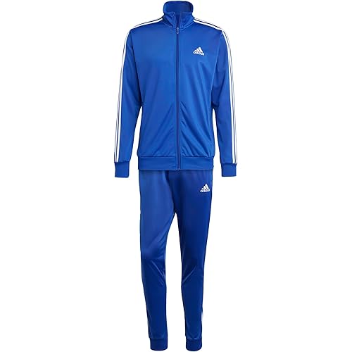 adidas Men's Basic 3-Stripes Tricot Track Suit