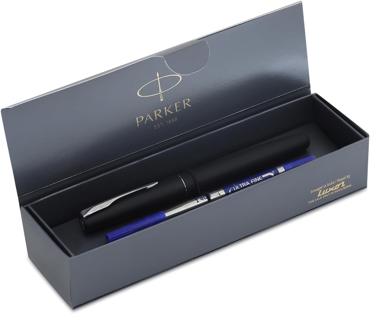 Frontier Matte Black CT Roller Ball Pen