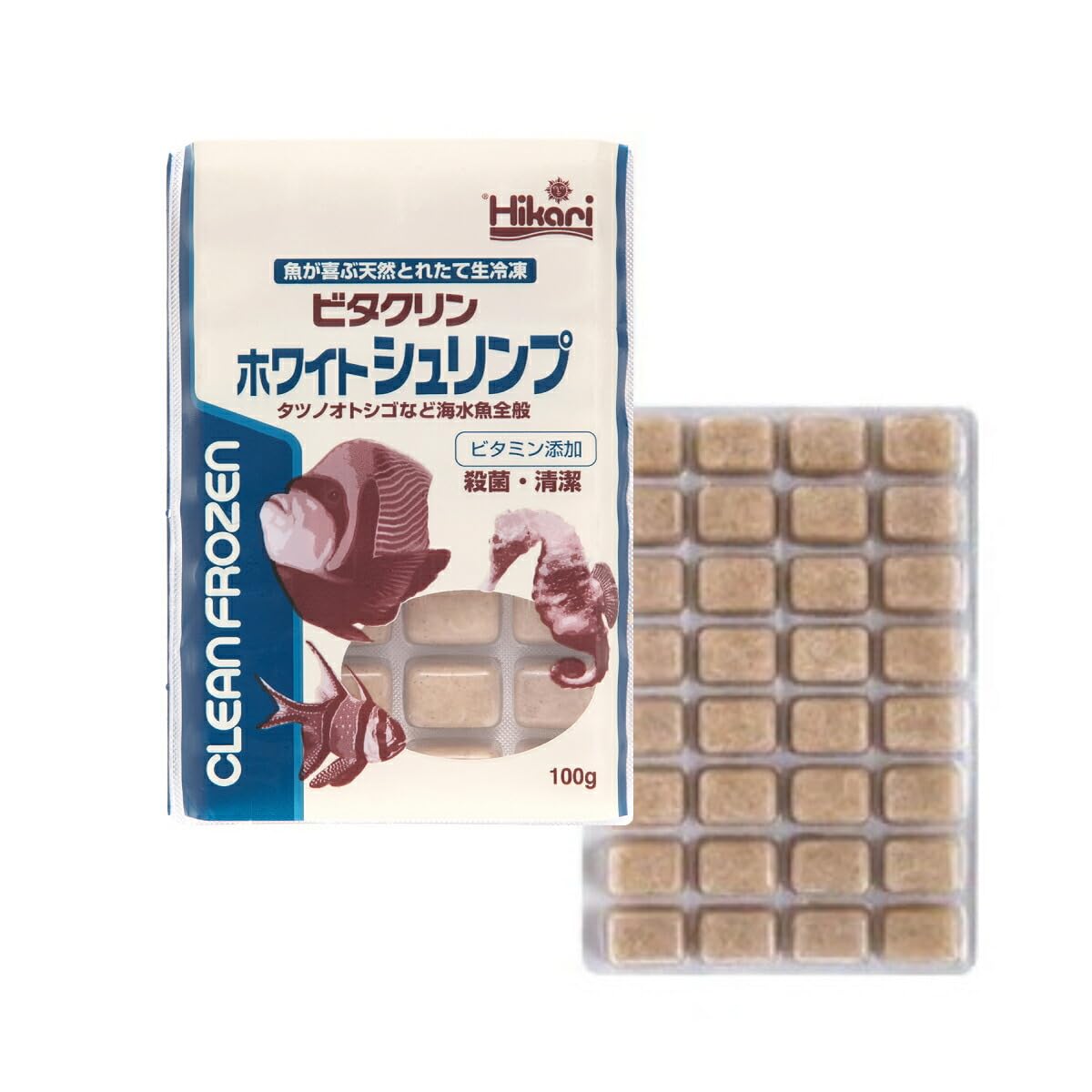 Amazon.co.jp: 「 ビタクリンホワイトシュリンプ 1枚 100g キョーリン