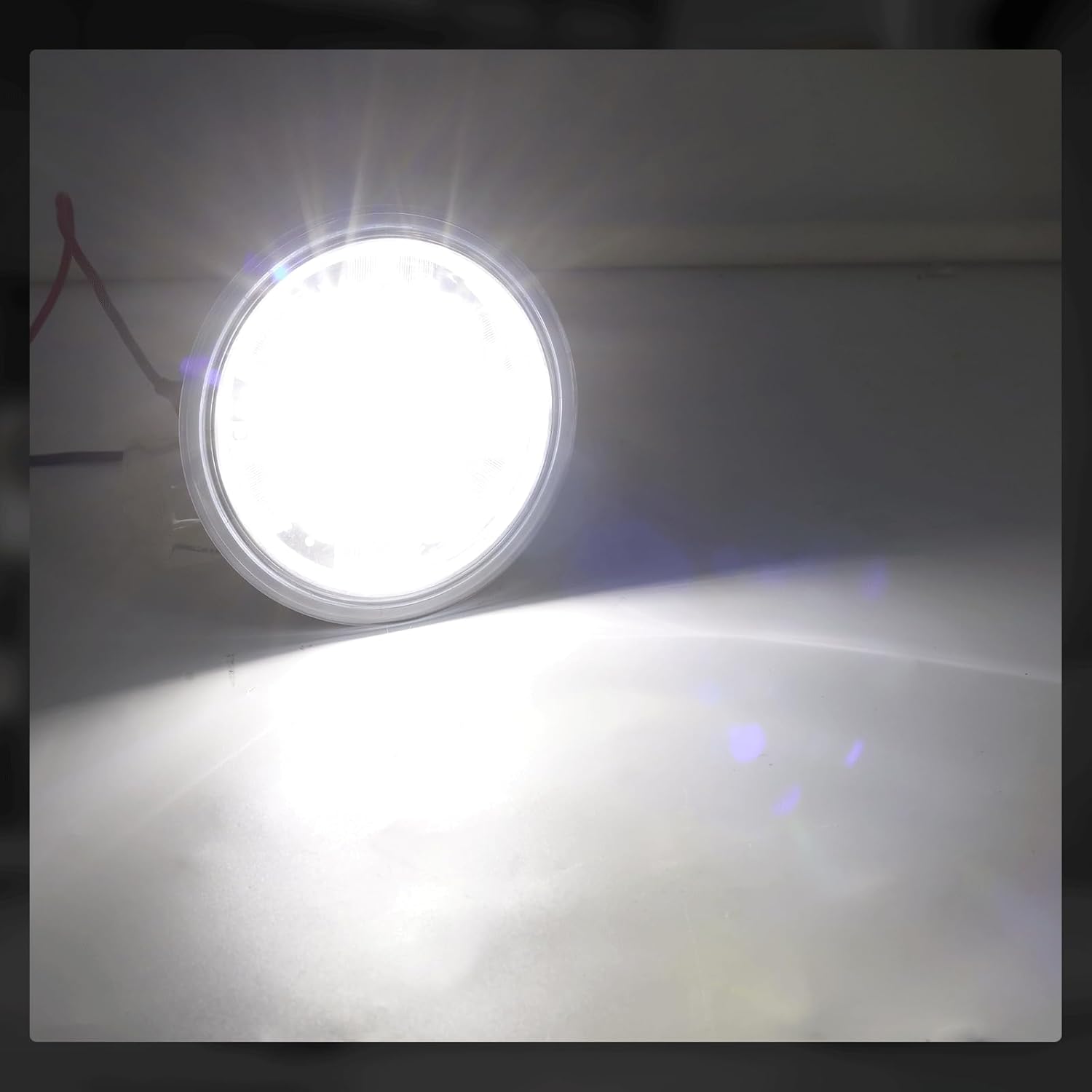 PAR36 LED light, Aviation Grade Aircraft Landing Light, 4.5" Round LED Tractor Lights white fit for Aircraft/Boat/Offroad, 2Pcs