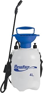 BRUFER 72022 Sprayer for Lawns and Gardens or Cleaning Decks, Siding and Concrete - 1.1 Gallon (4L) with Pressure Release ...