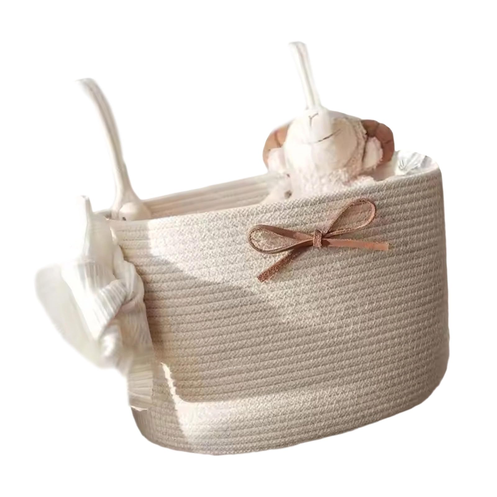 KHZen Baby Crib Hanging Organiser Storage Basket Large Pocket Diaper Clothes Portable Space Saving Nursery Accessory Baby Clothes And Diaper Organizer Bag