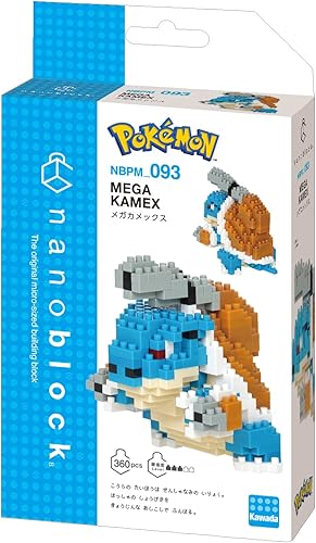 Miniatura 2 de Nanoblock - Pokémon - Mega Blastoise, kit de construcción de la serie Pokémon