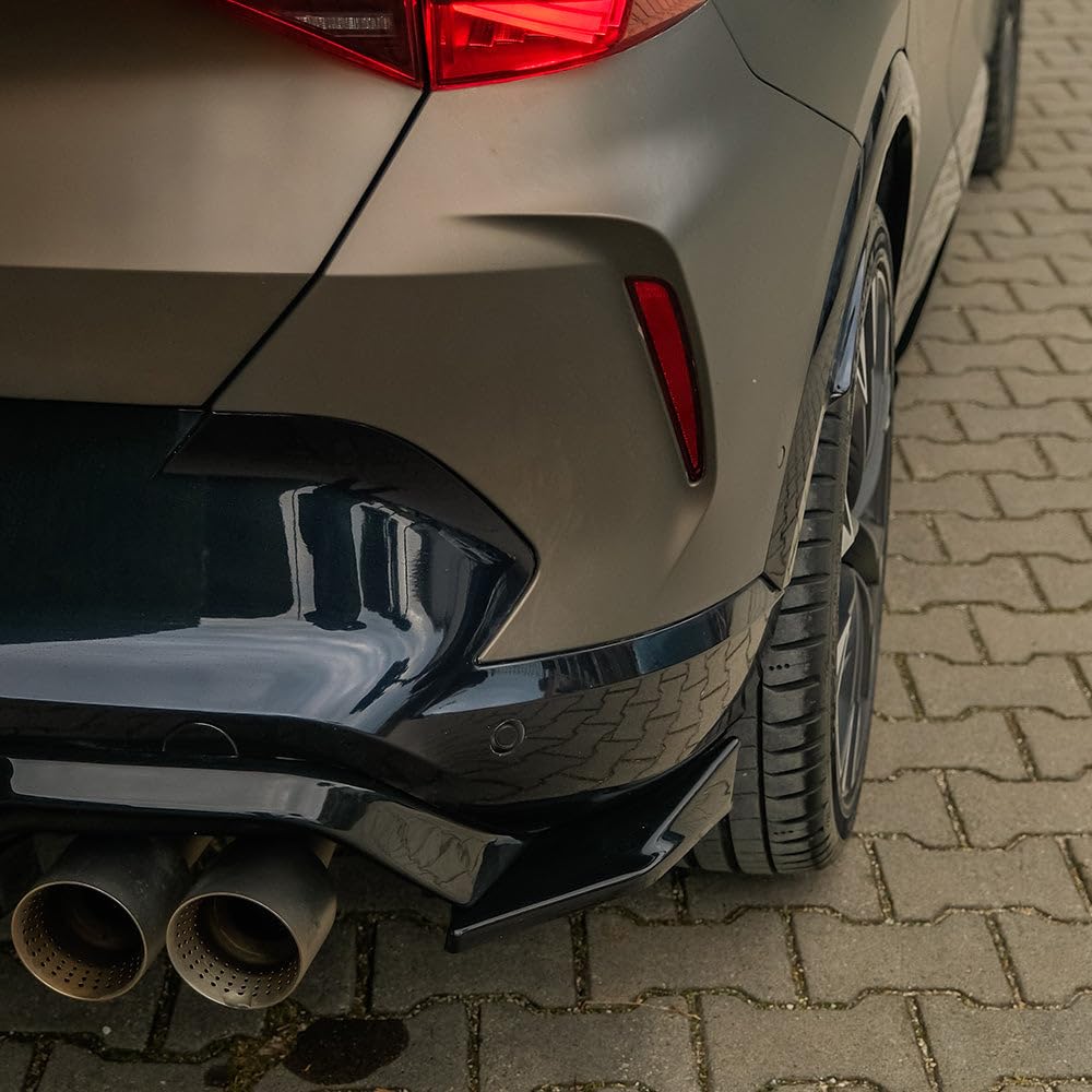 Difusores Laterales Traseros Oneway compatibles con Cupra Formentor 2020-2024 y Facelift 2024- - Versión 3 - Negro Brillante