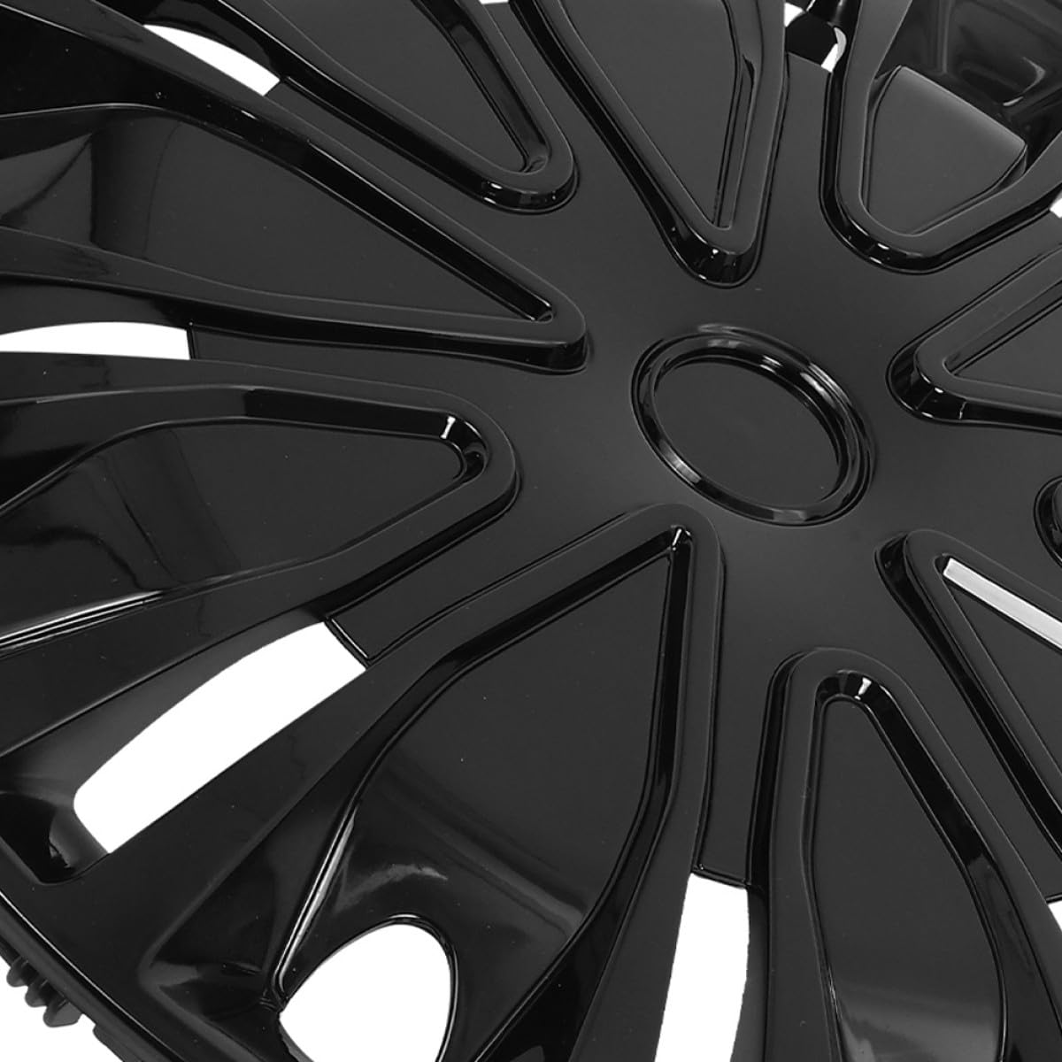 NOLITOY 15 Zoll Radkappen für Autos mit Schwarzem Pp Material Installieren Widerstandsfähig und Stilvolles Design für Dekorative Radnabenabdeckungen Am Fahrzeug
