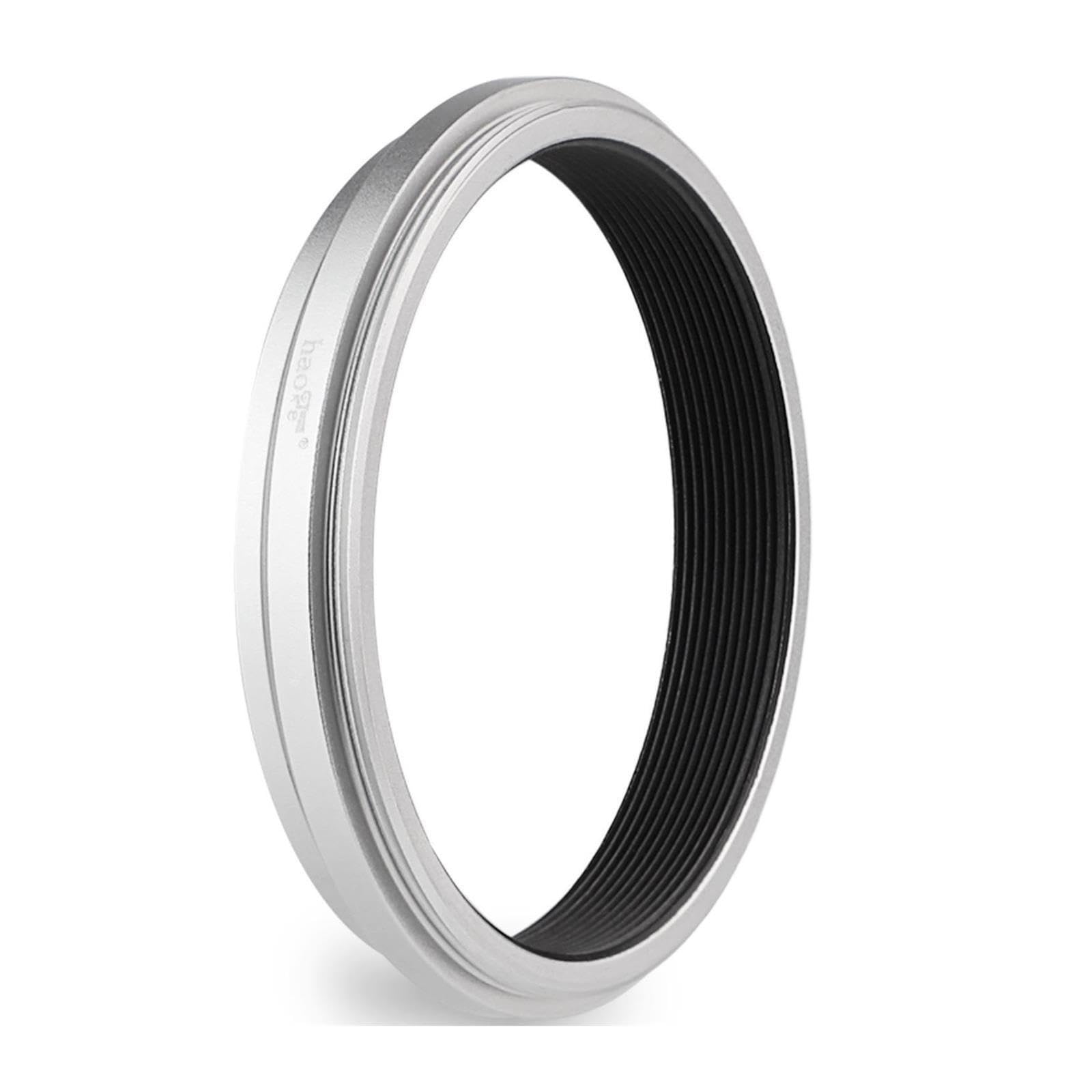 Anello adattatore filtro obiettivo compatibile for Fujifilm X100VI X100V 49mm UV CPL ND AR-X100(Silver Adapter Ring)