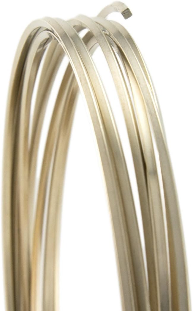 22 Gauge Square Dead Soft Nickel Silver Wire - 25FT