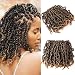 3 Packs Short Curly Spring Pre-twisted Braids Synthetic Crochet Hair Extensions 10 inch 15 strands/pack Ombre Crochet Twist Braids Fiber Fluffy Curly Twist Braiding Hair Bulk (T1B/27#)