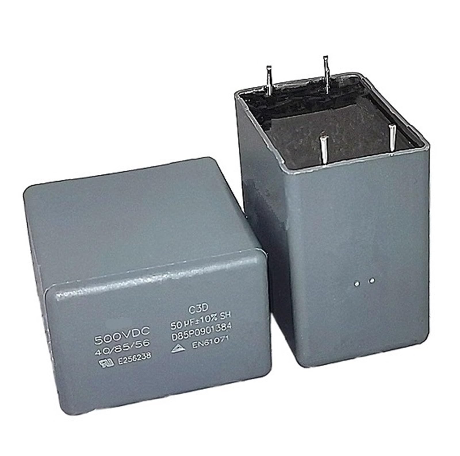 LEOTNNDQ 1pcs C3D2H506KF12452 C3D 50uF 500VDC DC Filter Capacitors