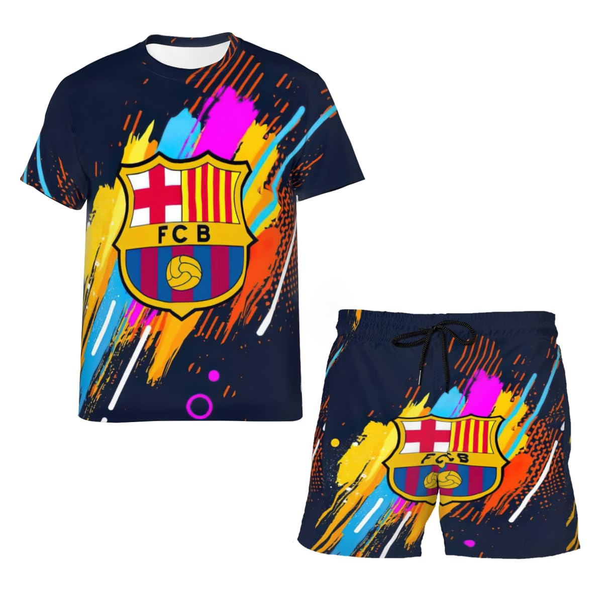 Amazon.co.jp: FCバルセロナ Tシャツ ショートパンツセット 男の子