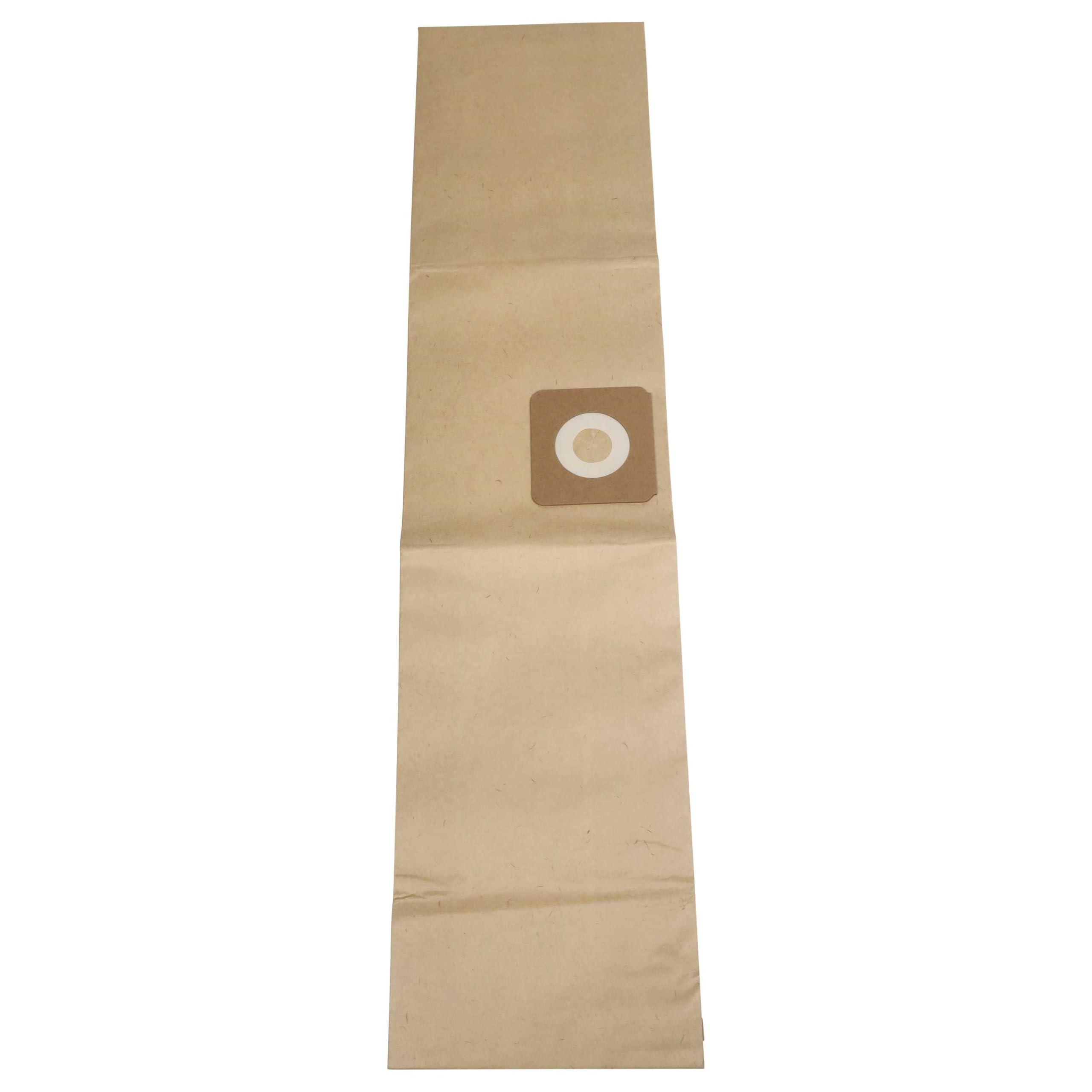 vhbw 50 x zamiennik worka do odkurzacza Bosch 2609256F32 do odkurzacza - papier, 86 cm x 20 cm, piaskowy