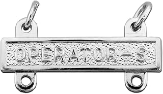 Army Qualification Bar Operator S with Mirror Finish