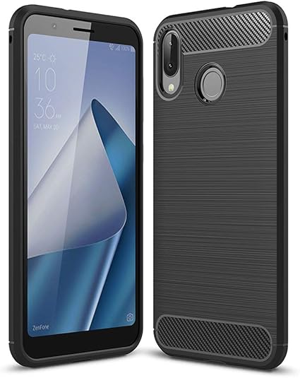 Amazon Co Jp Gosento Zenfone Max M1 Zb555kl ケース シリコン 衝撃吸収カバー Asus Zenfone Max M1 Zb555kl 落下防止 衝撃吸収 防指紋 ケース ブラック 家電 カメラ