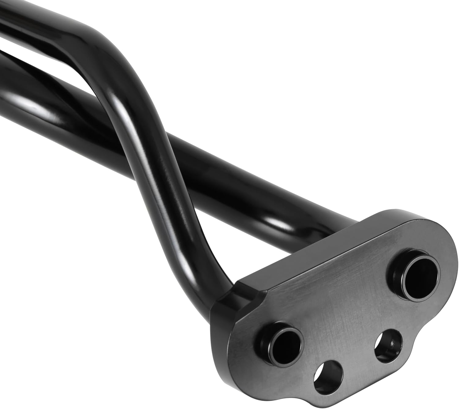 Holley 97-444 A/C Line Adapter Manifold - SD7 Compressor - Passenger Side Exit