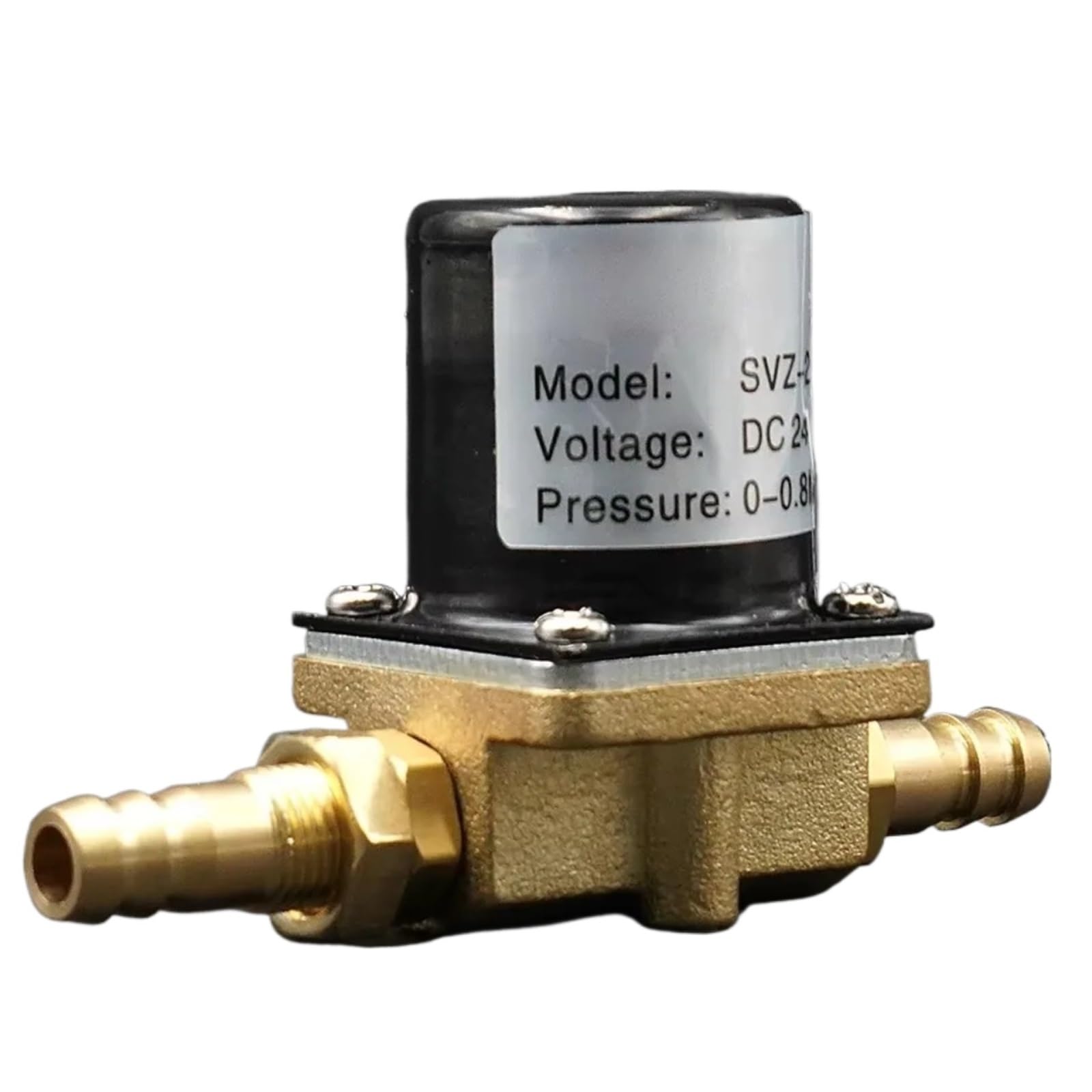 Électrovanne 220V 25mm VZCT pour machine à souder à l'arc et argon avec raccord tuyau 6mm