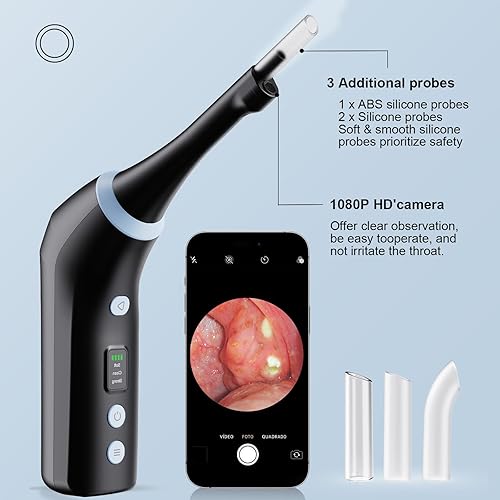 Miniatura 5 de Removedor electrónico de piedras amígdalas con cámara