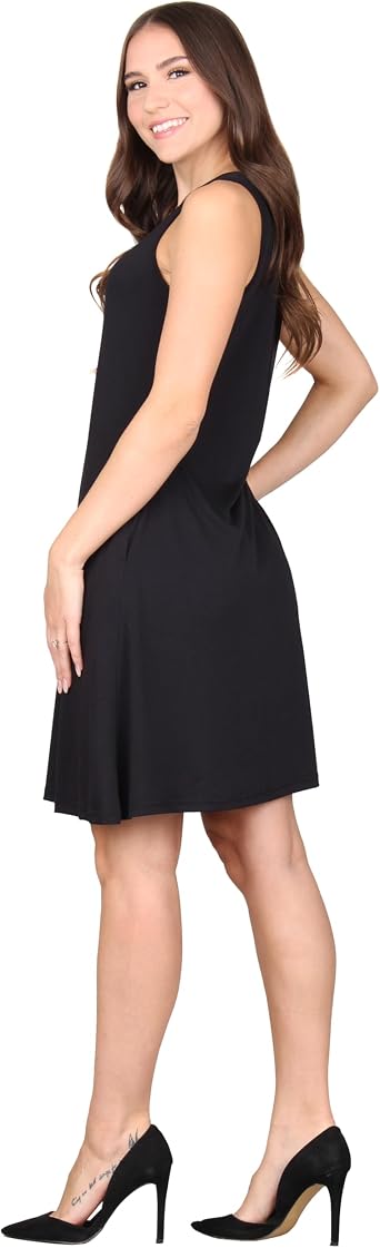 Lildy Sleeveless Swing Dress