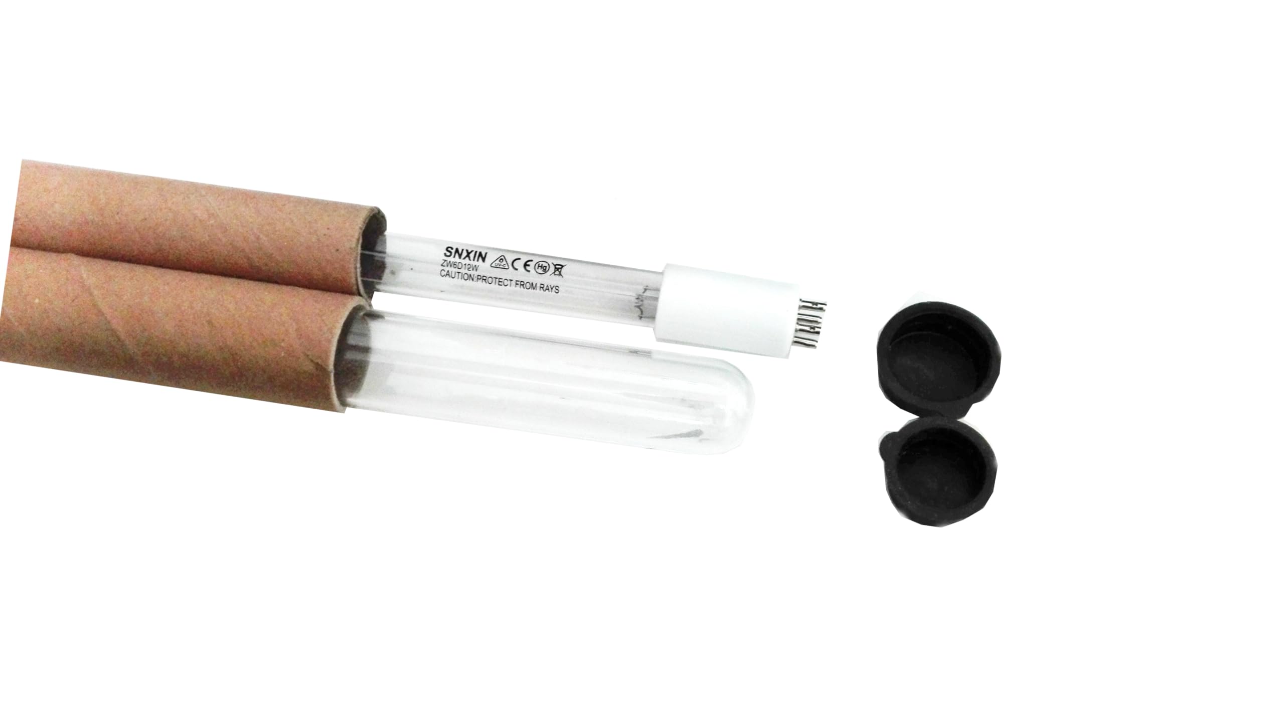 Depuragua - Kit Desinfección UV 6W | Acero Inox. duradero | Flujo 0.8 GPM | Esterilizador Agua sin Químicos | Compatible con Ósmosis Inversa, Filtro Grifo lampara ultravioleta