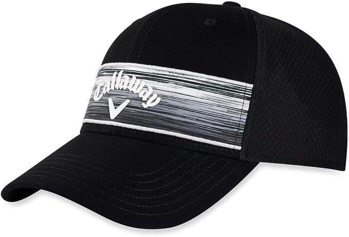 Callaway Stripe Mesh - Berretto Da Baseball Uomo In Cotone, Traspirante, Taglia Unica