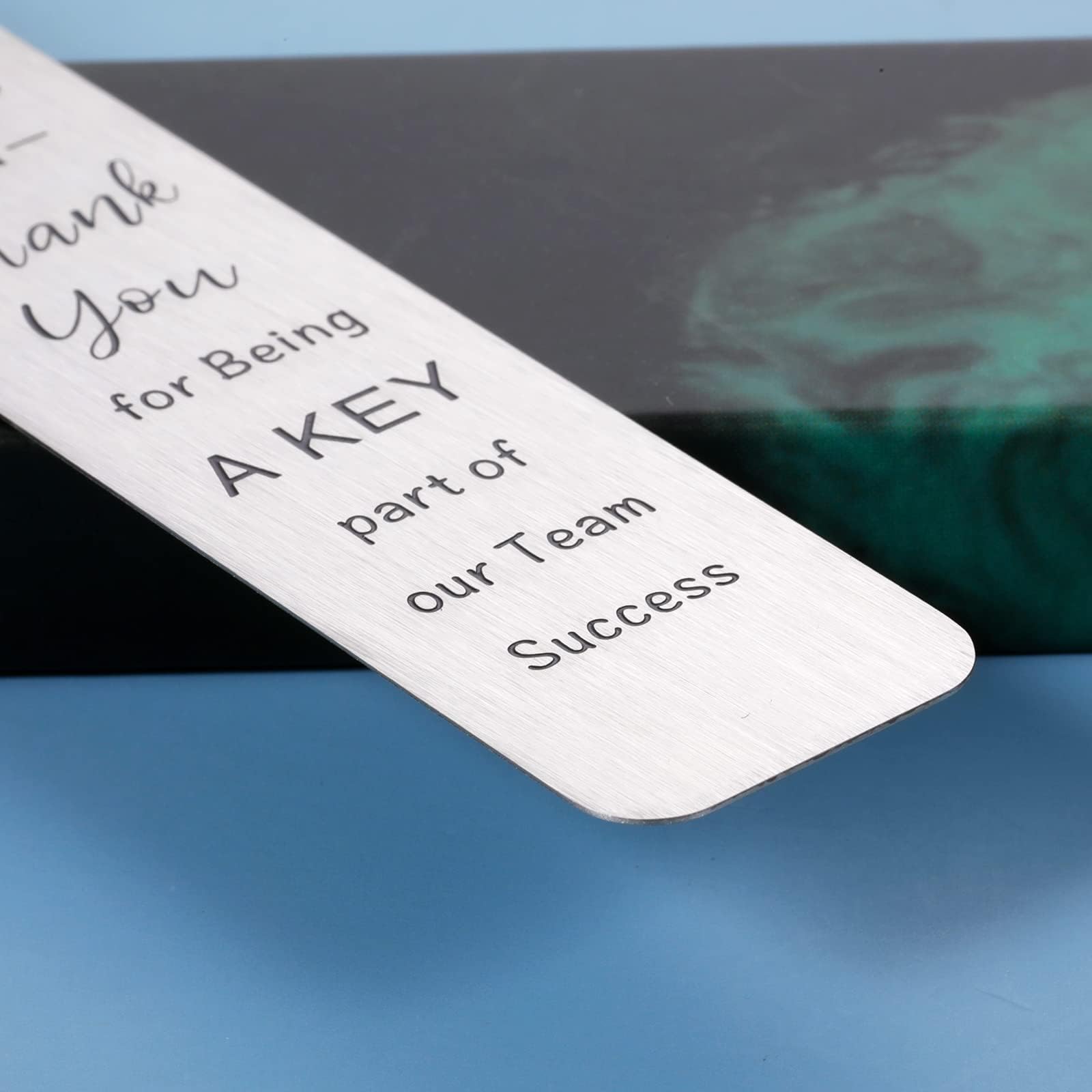 Inspirierende Lesezeichen Als Dankeschön-Geschenk – Aus Edelstahl, Mit Spruch, Für Kollegen, Lehrer, Boss Oder Freunde