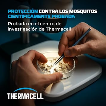 ThermaCELL - Anti-mosquito for outdoor use. 20 m² protection without DEET. Includes diffuser + refill + 3 refills