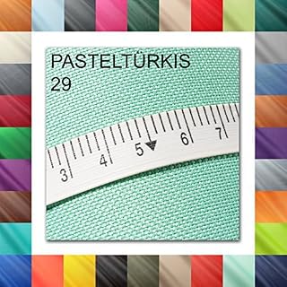1buy3 3, 5 o 10 Lfm Oxford 600D Poliéster Tela en 35 Colores Mercancía Venta por Metro Outdoor Extrem Robusto, Resistente al desgarro PVC Cubierta De Lona Tienda Mochila 29 Pastel Turquesa, 5Lfm