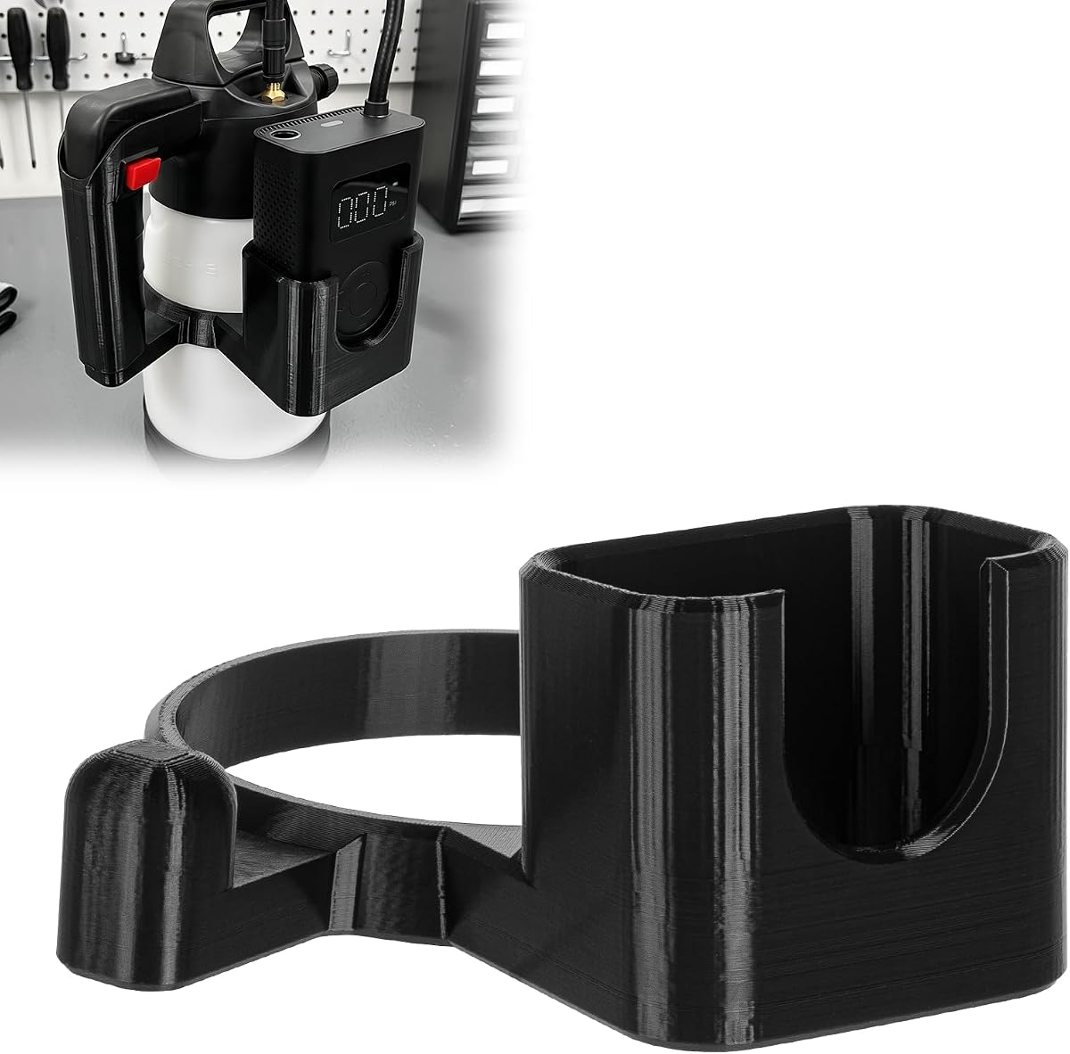 Foam Sprayer Adapter Compatible with IK Foam Pro 2+ Pump Spray Foamer, Compatible with Xiaomi Mi Portable Electric Air Compressor 2, Allowing for Combined Use of The Air Pump and Spray Gun