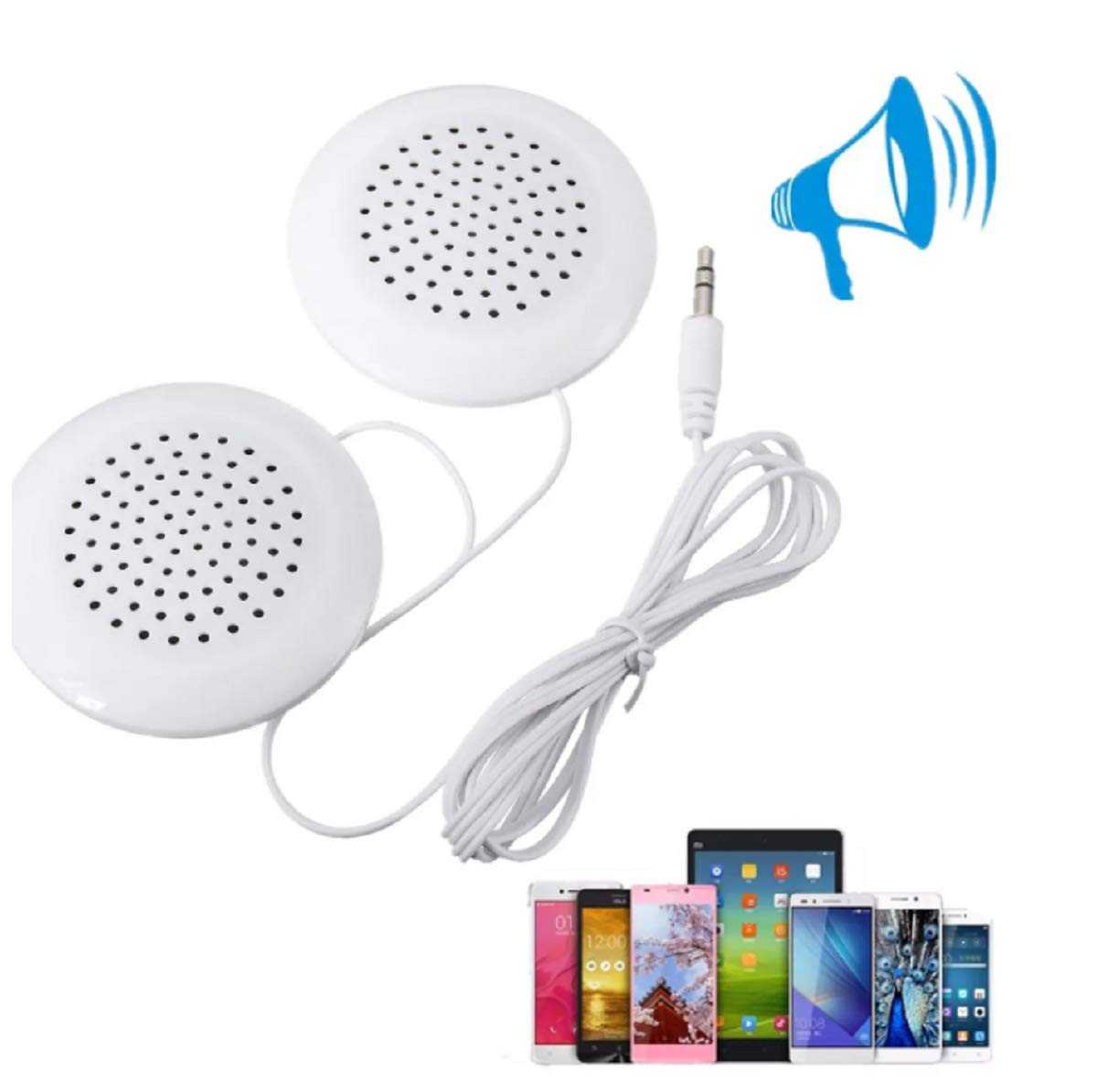 MASUNN Mini Altoparlante Universale del Cuscino del Collo per Il Lettore Mp3 Mp4 Radio per iPod per Il Telefono
