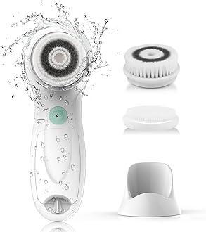TOUCHBeauty AS-0759D 360 Rotary Facial Cleansing Brush with PBT Brush&Convenient Stand