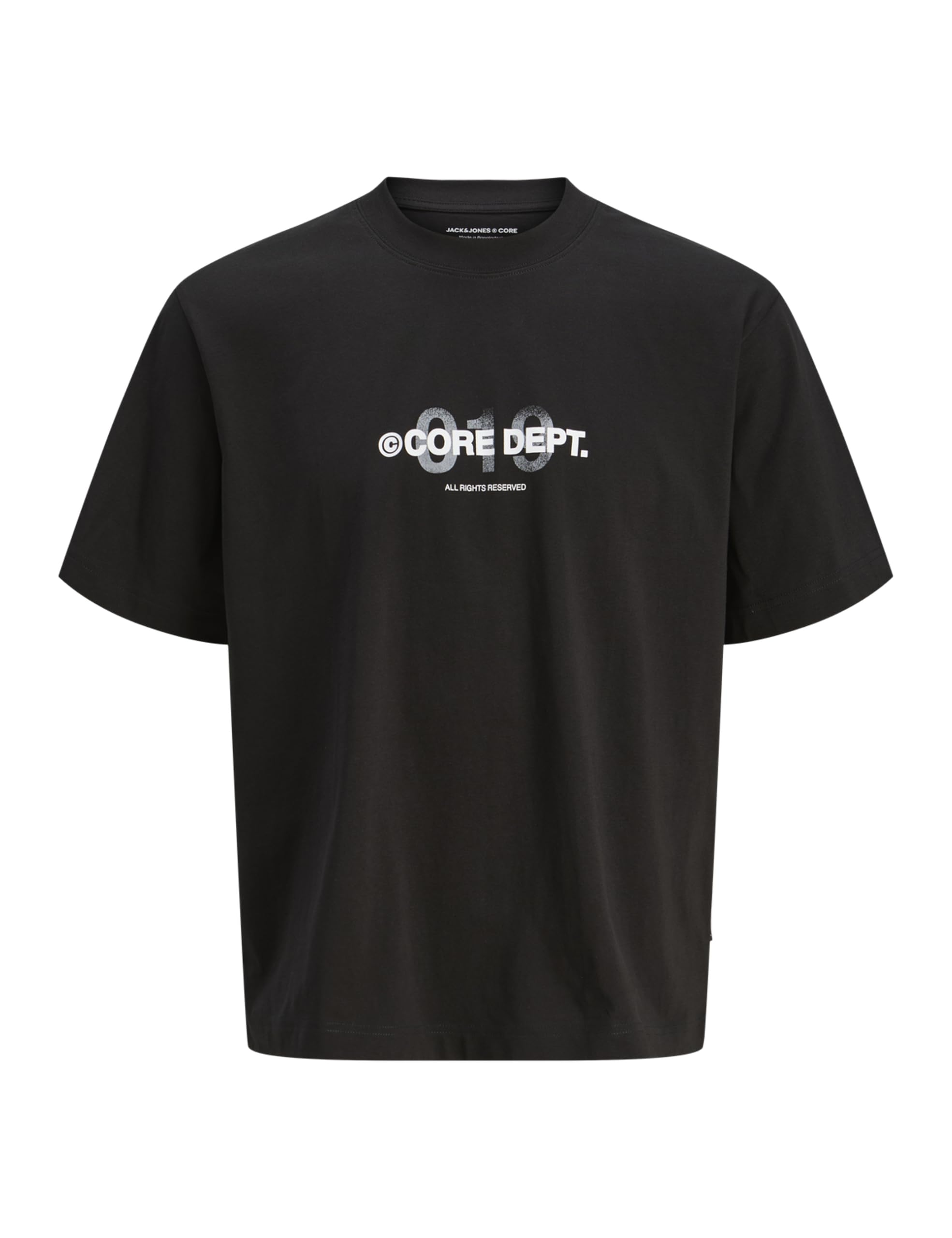 Jack & Jones Jcodynamic Bold Tee SS Crew Neck, Black, M