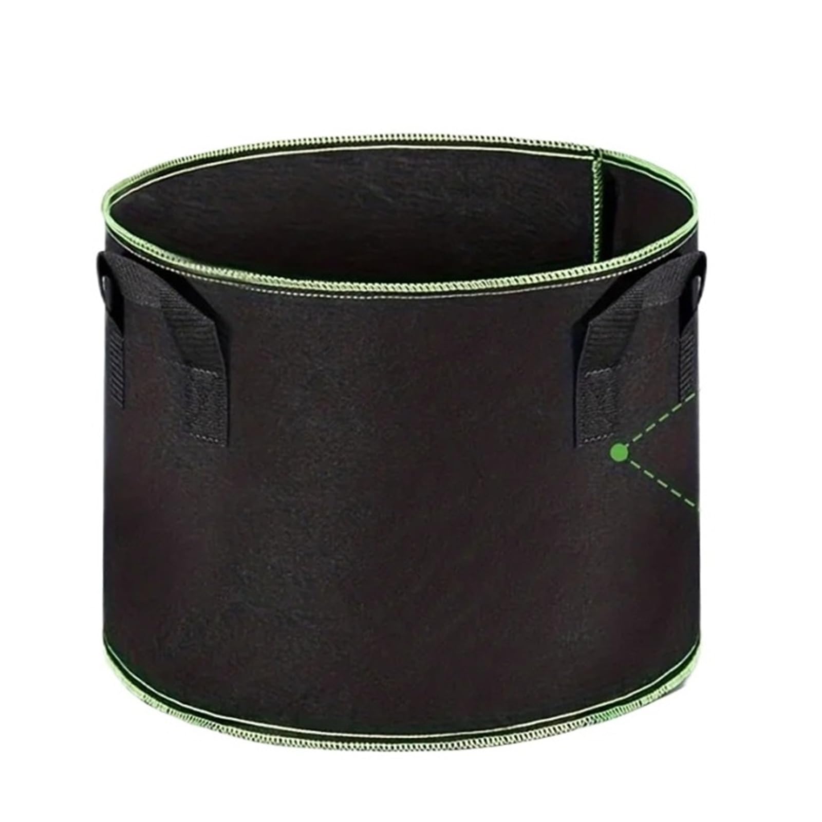 Stofftopf 5 Stück Multi-Gallonen-Stoff-Wachstumsbeutel | For Gemüseblumen(5Gallons 30x25cm)