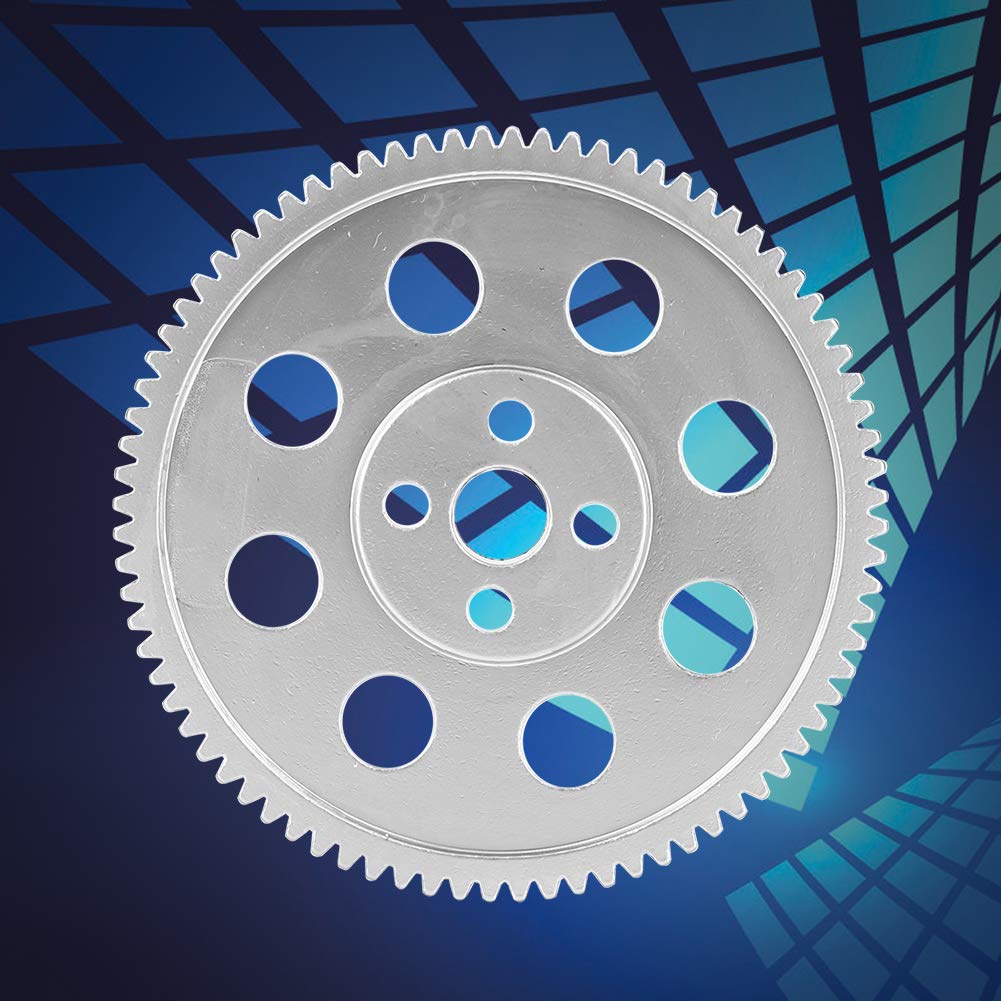 Leapiture 80 Teeth Round Hole Gear High Accuracy Round Hole Gear Zinc Alloy Fine Workmanship Industrial Robot Parts 65.5mm Outer Diameter