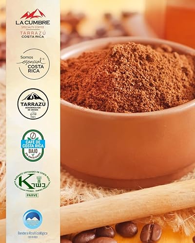 Miniatura 7 de La Cumbre Specialty Coffee molido tostado medio, granos arábica, bajo en ácido, gourmet, vegano, apto para Kosher y Keto, paquete variado de 12