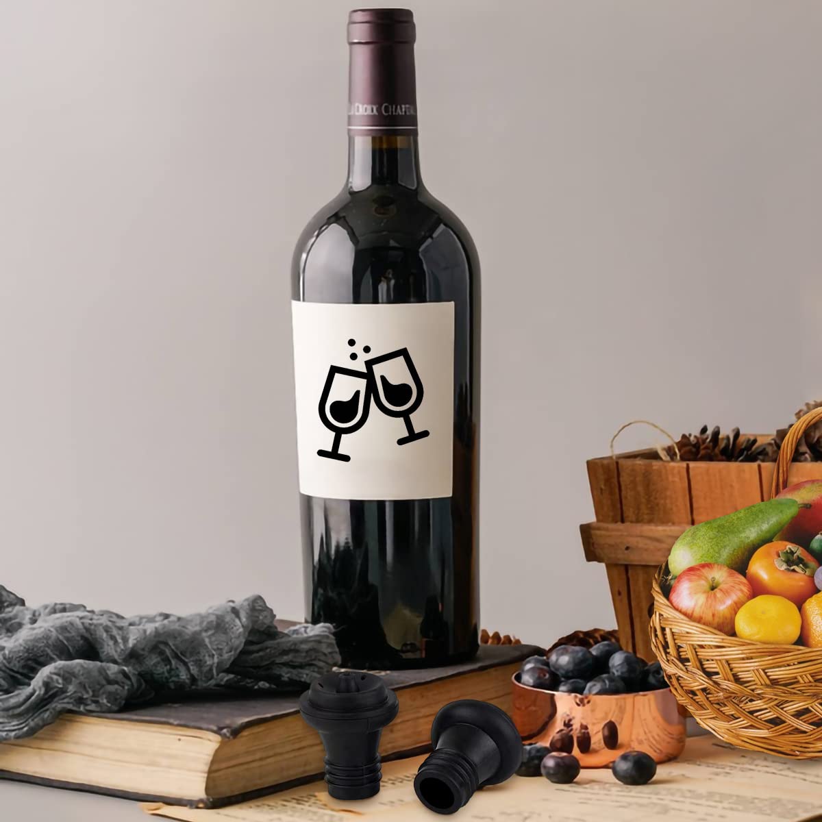 Tappi Sottovuoto Per Bottiglie Di Vino - Confezione Da 10 Pezzi, Riutilizzabili E A Tenuta Stagna - Foto 8