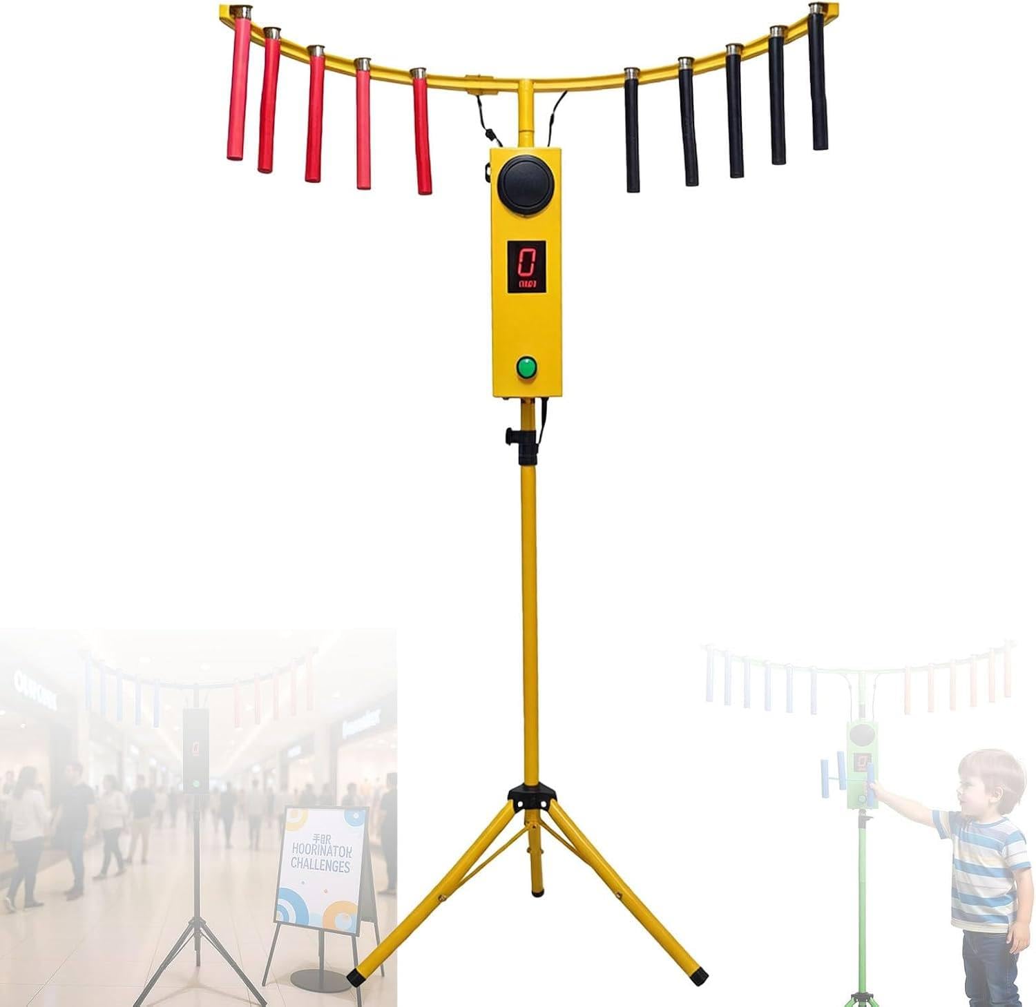 Hand Eye Coordination Training Catching Stick Game Reflex Sticks Yellow