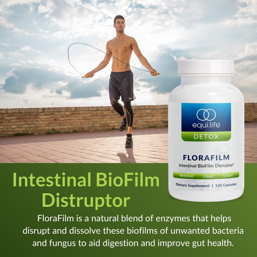Equilife Florafilm, Digestive Enzymes for Gut Flora Balance for Men and Women, Gut Health and Immunity Support Supplement, Supports Healthy Digestion, Gluten Free, Vegan, Non GMO, 120 Capsules - Image 5
