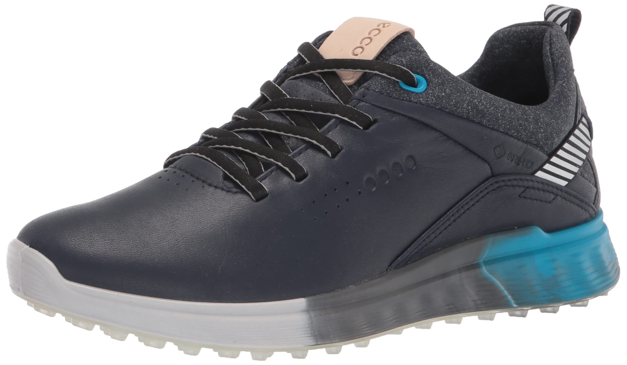 ECCO Women's S-Three Gore-tex Golf Shoe, Night Sky, 9-9.5 : Amazon