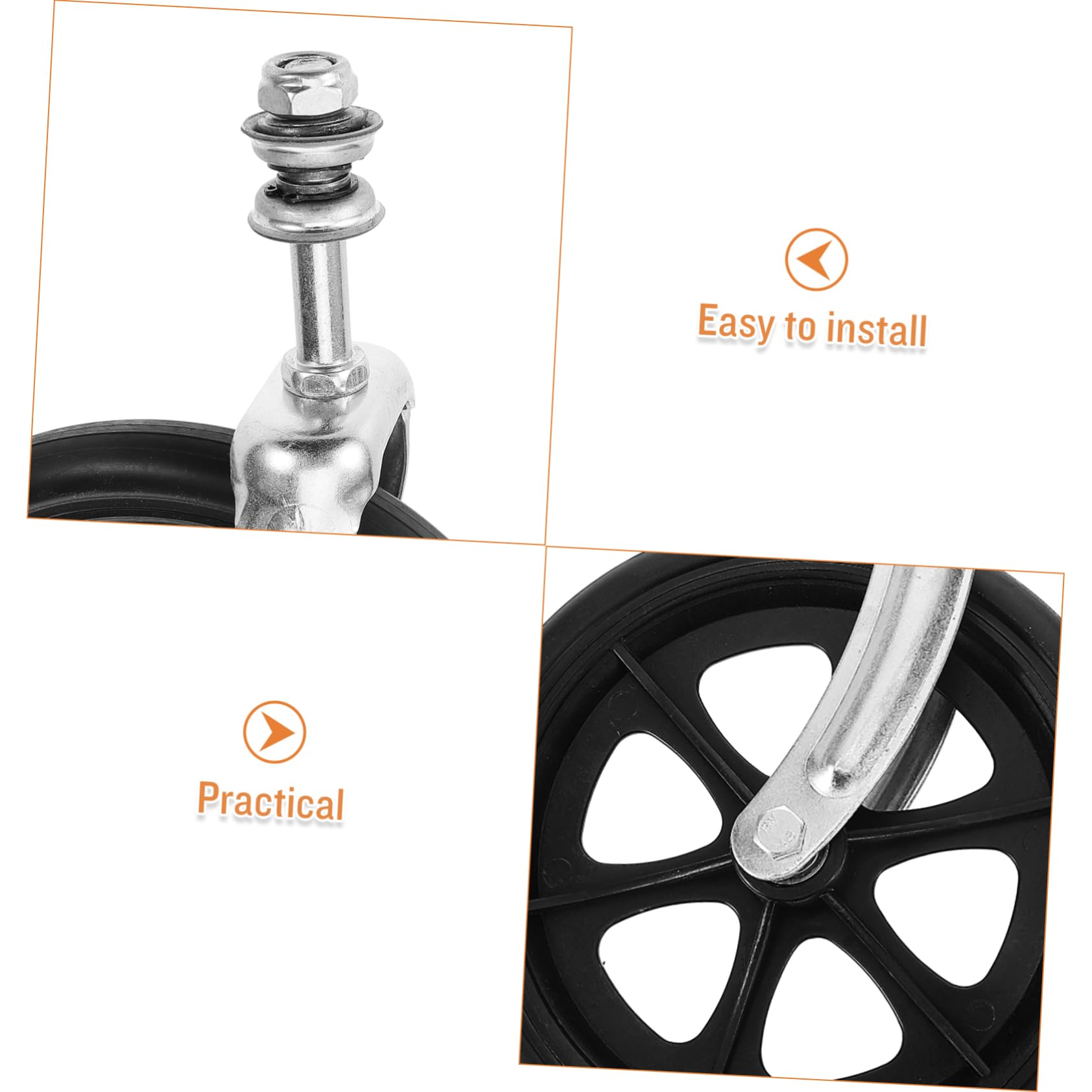 Rueda De Repuesto Para Silla De Ruedas De Cojinete Con Accesorio De Tracción Usar Interiores y Exteriores