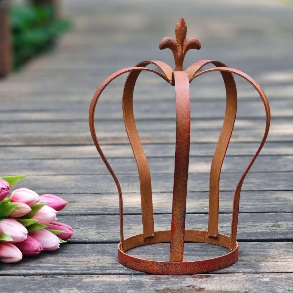 Portavasi in Ferro per antico 22cm per Giardino Decorativo Portavasi
