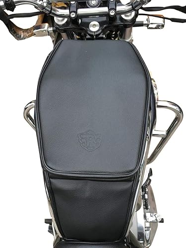 SaharaSeats Royal Enfield Interceptor 650 - Funda para tanque de bolsillo, color negro