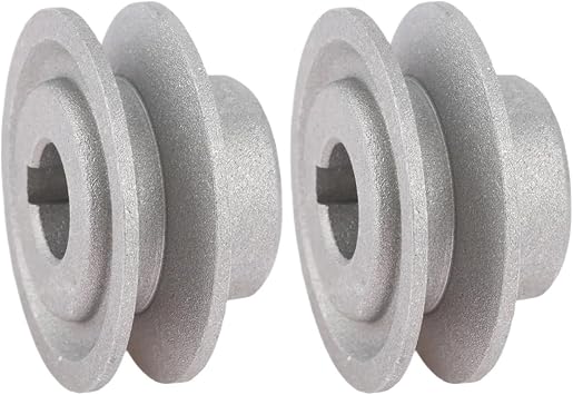 BMDQ 2Pcs Dia 45mm Clutch Motor Pulley Industrial Sewing Machine Timming Transfer Wheel Pulley Belt Motor Clutch Slow Speed Reducing