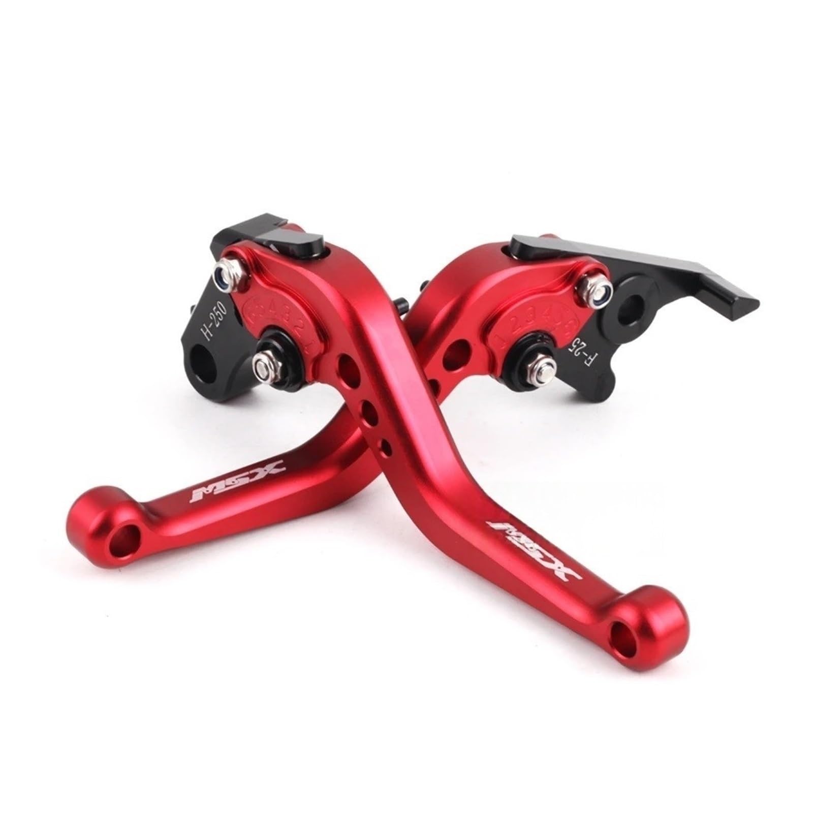 YWQJIOPM Motorcycle Brake Clutch Lever Short Brake Clutch Levers Handles Adjustable for MSX125 GROM MSX125SF MSX 125 2024 Hand Control Kit Motorcycle Accessories